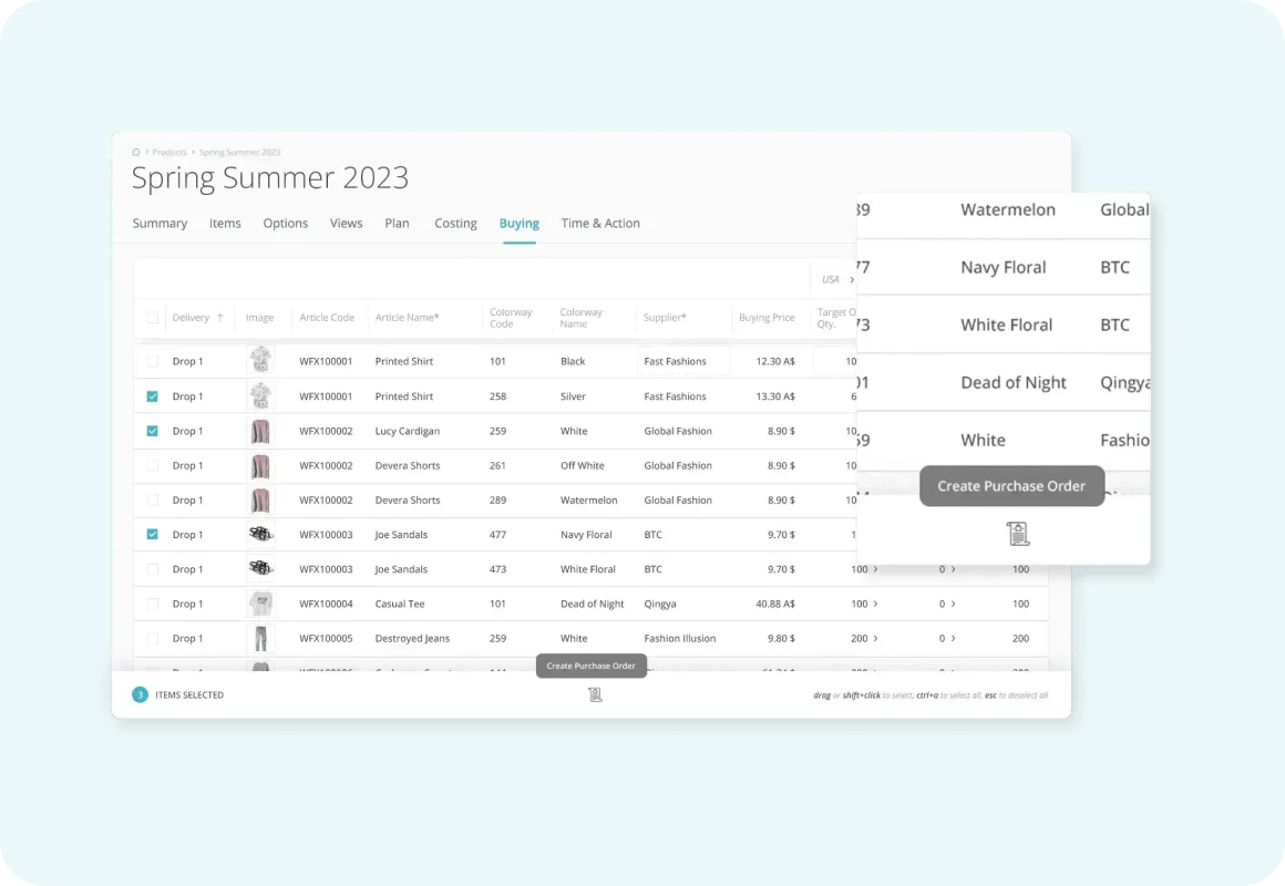 Single Click POs
