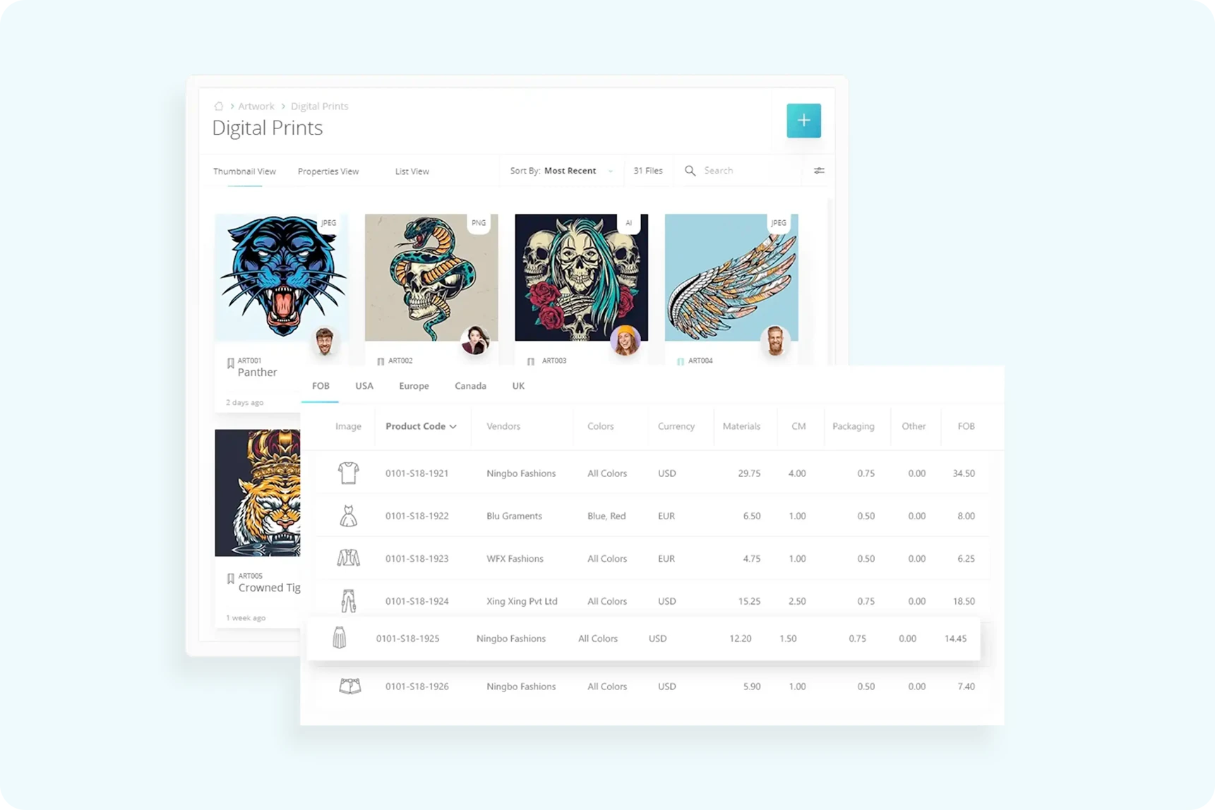 Product-Material-Library