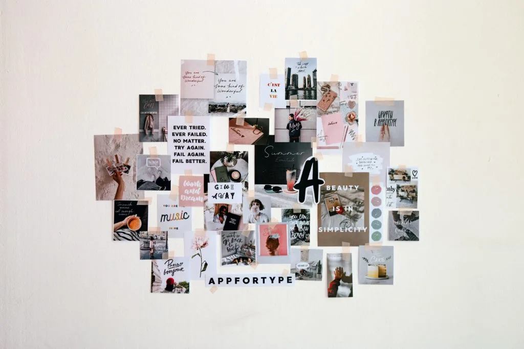 collect images and other inspiration material
