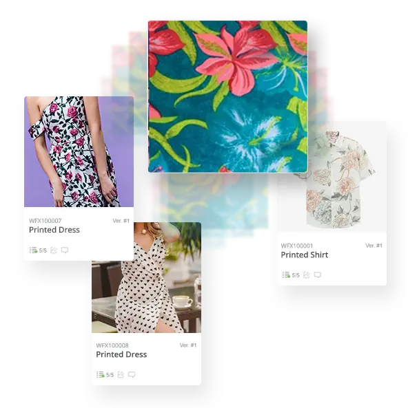 artwork across products for mood board