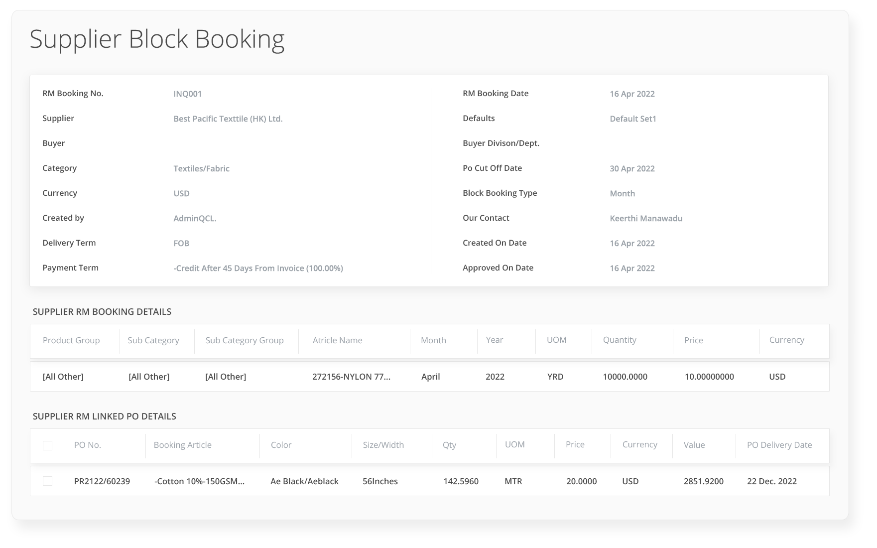 material-booking-&-order-management